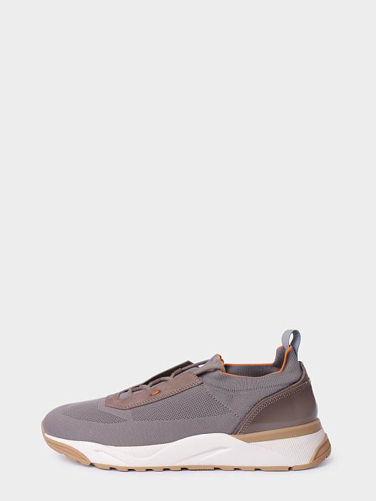Кроссовки Santoni MBIG21601BICCHODE62 текстильные мужские — купить в интернет-магазине Verdistore