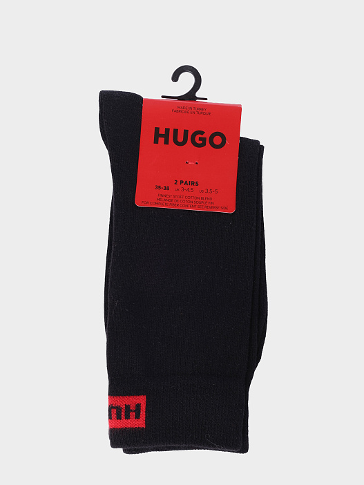 Коплект носков 2 пары Hugo 50502046 001 хлопковые женские — купить в интернет-магазине Verdistore
