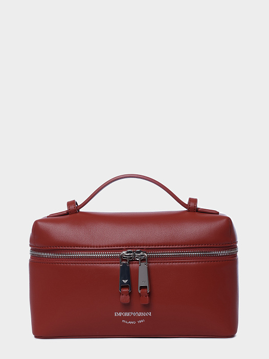 Косметичка Emporio Armani EW004564 AF19229 U5035 красная женская с ремешком  — купить в интернет-магазине Verdistore