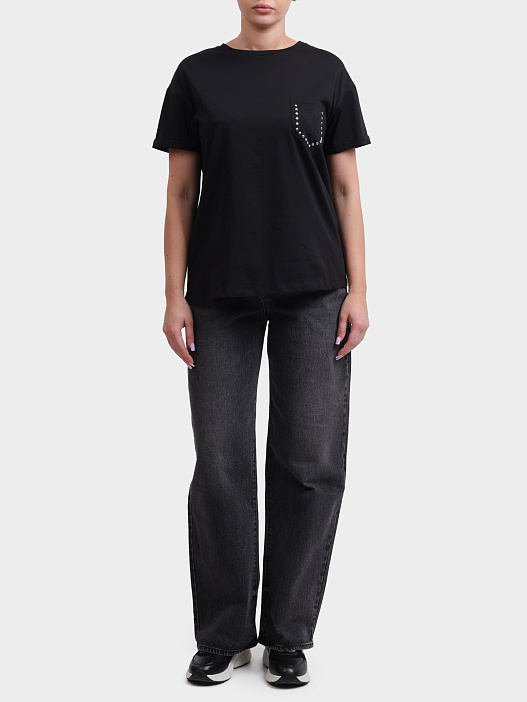 Футболка Liu-Jo WA6372 JS923 P9443 хлопковая женская — купить в интернет-магазине Verdistore