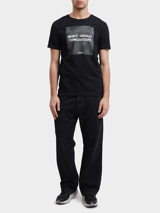 Футболка TeMessage 10227070 01 50503552 002 черная мужская — купить в интернет-магазине Verdistore