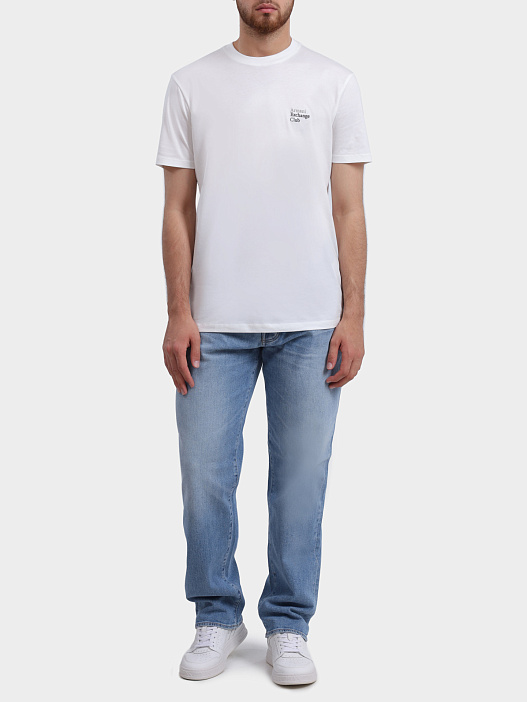 Футболка Armani Exchange XM002504 AF10358 U0009 хлопковая мужская с вышивкой — купить в интернет-магазине Verdistore