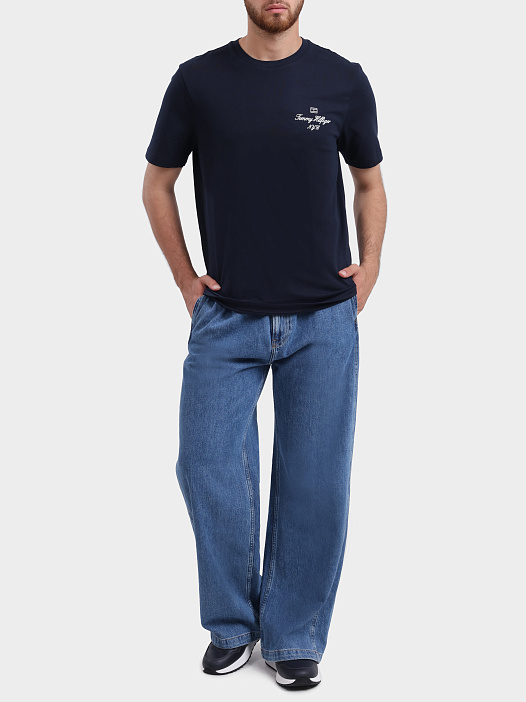 Футболка Tommy Hilfiger MW0MW39360 DW5 хлопковая мужская — купить в интернет-магазине Verdistore