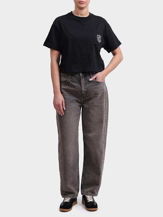 Джинсы Liu-Jo MF5381 D4927 88280 серые женские с блеском — купить в интернет-магазине Verdistore