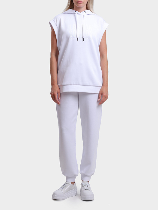 Худи Armani Exchange XW000276 AF12819 U0002 белое женское — купить в интернет-магазине Verdistore