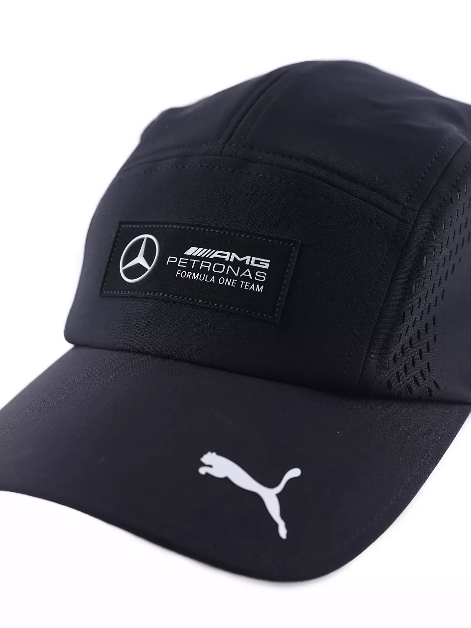 Бейсболка AMG F1 TEAM черная с сетчатыми вставками VERDI STORE
