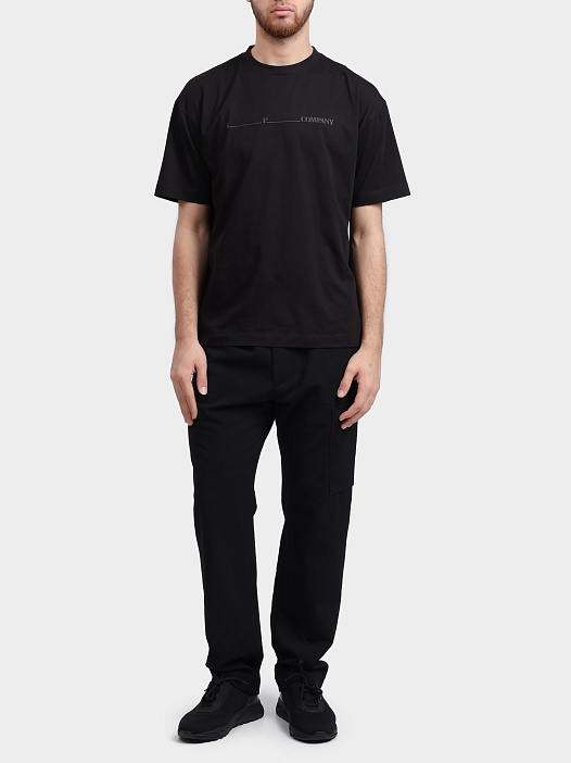 Футболка C.P. Company 19CMTS109A-005100W мужская с логотипом — купить в интернет-магазине Verdistore