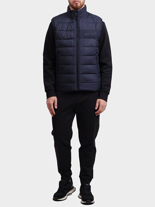 Жилет Boss 50518375 404 темно-синий мужской — купить в интернет-магазине Verdistore