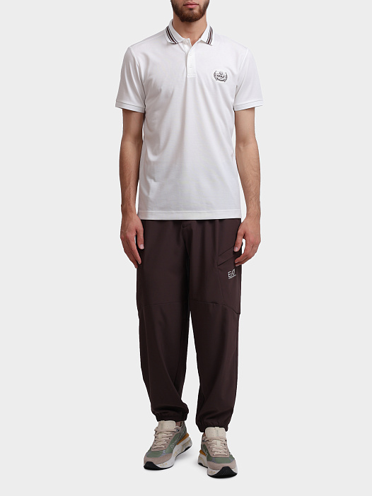 Брюки спортивные EA7 7M000075 AF13392 U6278 коричневые мужские — купить в интернет-магазине Verdistore