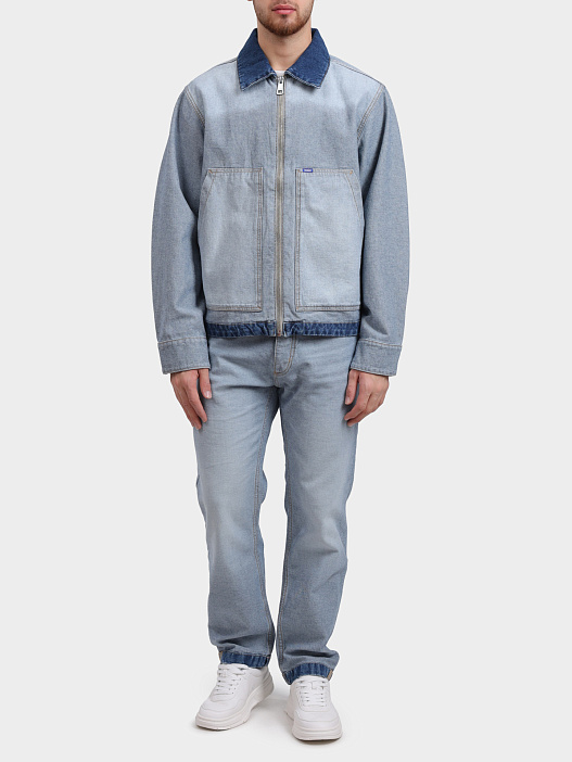 Куртка HUGO BLUE Talian 10274728 01 50553455 459 голубая мужская джинсовая  — купить в интернет-магазине Verdistore