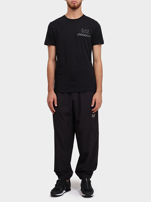 Брюки спортивные EA7 7M000075 AF13392 UC001 черные мужские  — купить в интернет-магазине Verdistore