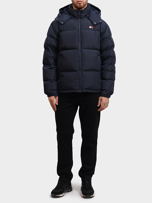 Куртка Tommy Jeans DM0DM19537 темно-синяя мужская — купить в интернет-магазине Verdistore