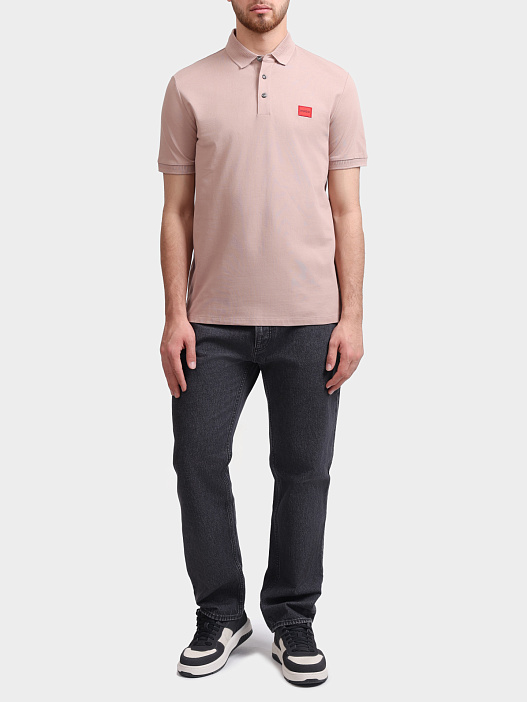 Поло Hugo Dereso232 10231467 с патчем с логотипом мужское — купить в интернет-магазине Verdistore