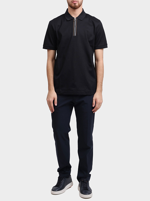 Поло Boss 50543880 001 черное мужское — купить в интернет-магазине Verdistore