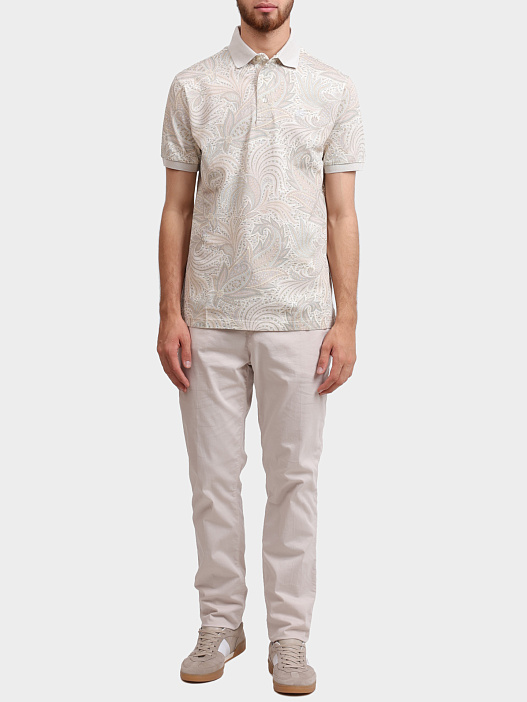 Поло MRMD0004 AK573 X0820 прямого кроя белое — купить в интернет-магазине Verdistore