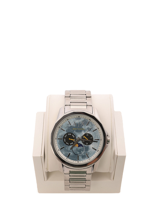 картинка Наручные часы Armani Exchange AX1736 стальные мужские с серым циферблатом магазин Verdistore являющийся официальным дистрибьютором в России 
