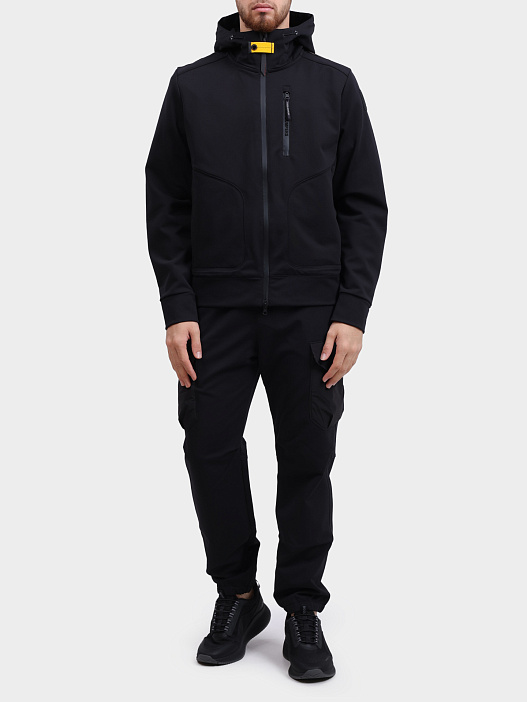 Мастерка Parajumpers FG01 NOORVICK 541 черная мужская  — купить в интернет-магазине Verdistore