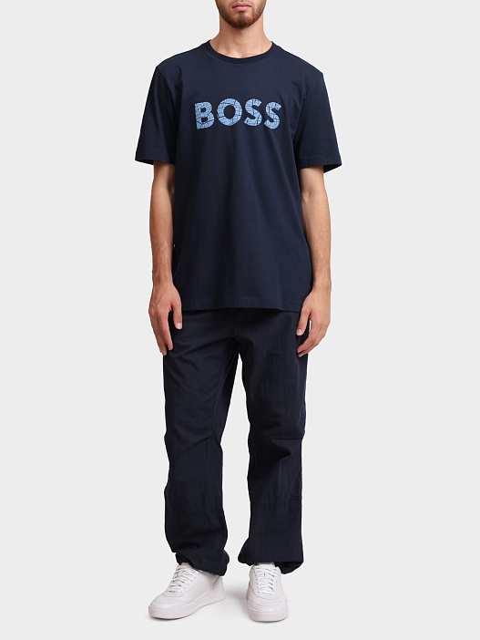 Брюки Boss 50529342 404 темно-синие мужские — купить в интернет-магазине Verdistore