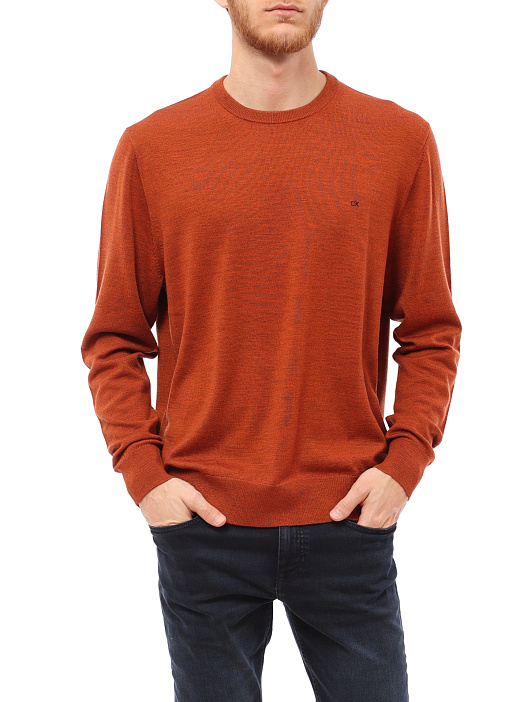 Свитер Calvin Klein K10K102727GPC терракотовый мужской — купить в интернет-магазине Verdistore