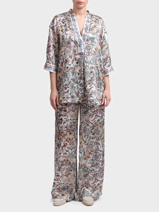 Брюки Re Vera 26-20-2357 629 атласные женские — купить в интернет-магазине Verdistore