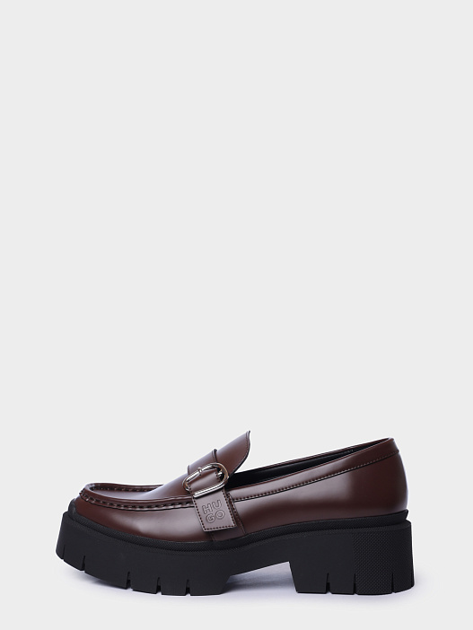 Лоферы Hugo 50548196 201 коричневые женские — купить в интернет-магазине Verdistore