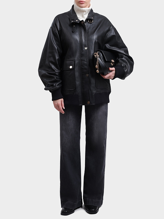 Куртка Liu-Jo PF6034 P0409 22222 кожаная женская  — купить в интернет-магазине Verdistore