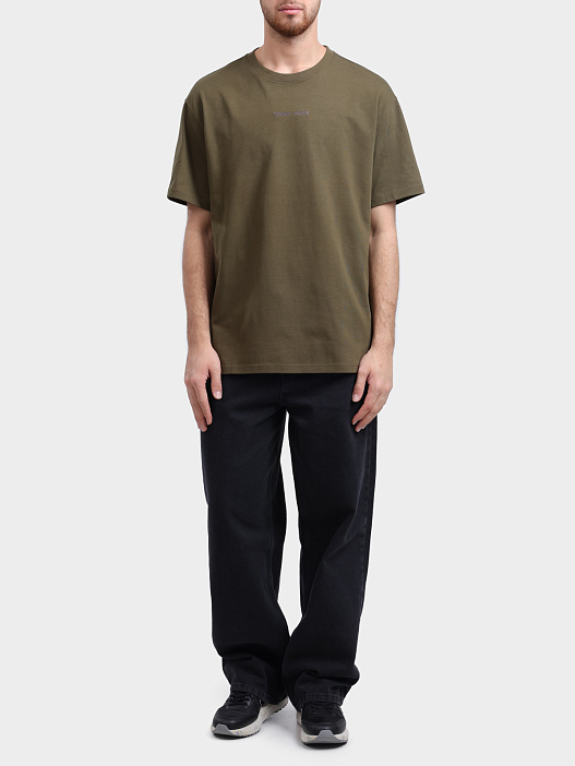 Футболка Tommy Jeans DM0DM18266 MR1 хлопковая мужская — купить в интернет-магазине Verdistore