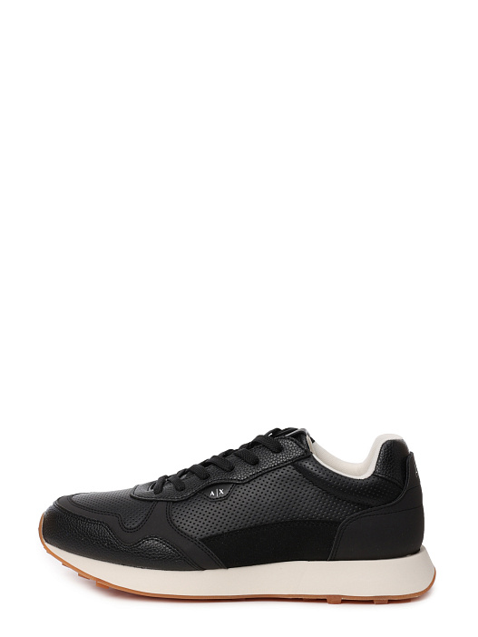 Кроссовки Armani Exchange XUX205 XV808 00002 черные мужские с перфорацией — купить в интернет-магазине Verdistore