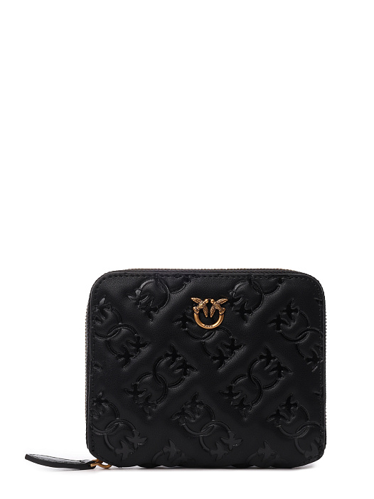 Кошелек квадратный из кожи Monogram с тиснением — купить в интернет-магазине Verdistore