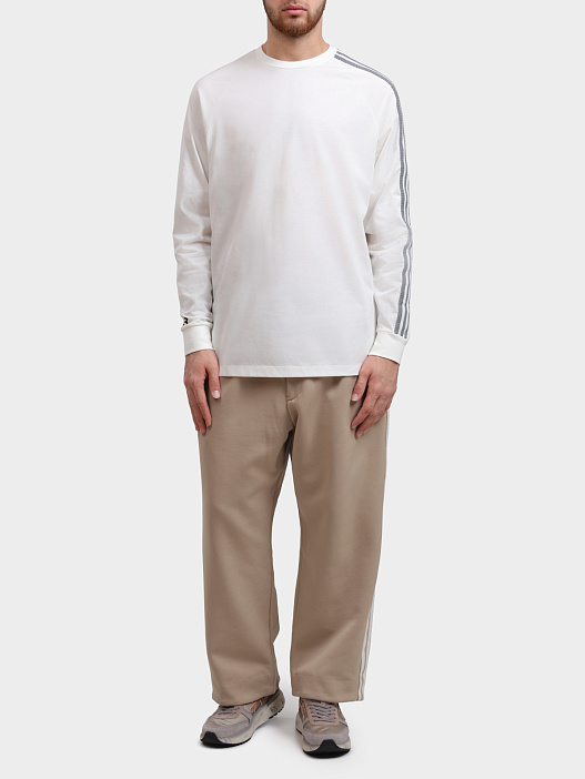 Футболка Y-3 IV5622 белая мужская с длинными рукавами — купить в интернет-магазине Verdistore