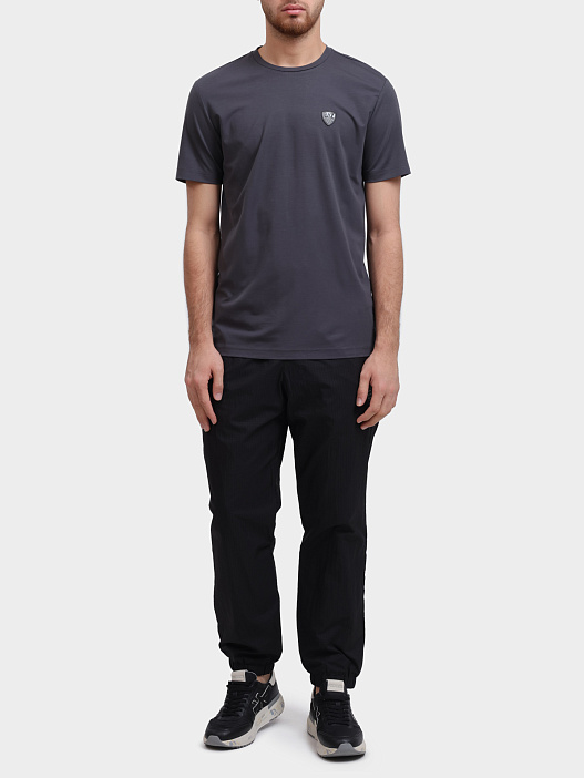 Футболка 8NPT16 PJRGZ U8117 темно-серая мужская — купить в интернет-магазине Verdistore