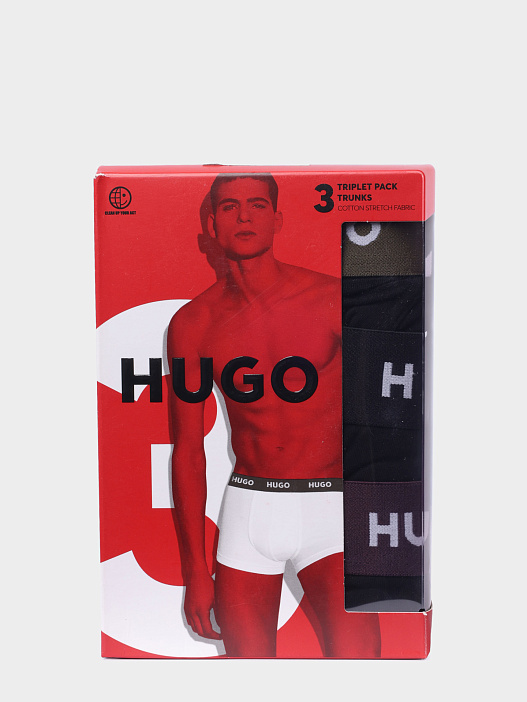 Трусы комплект Hugo 50517878 988 хлопковые мужские — купить в интернет-магазине Verdistore