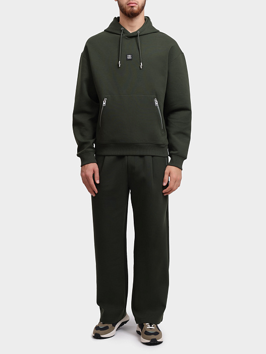 Брюки спортивные Hugo 50542589 309 зеленые мужские — купить в интернет-магазине Verdistore