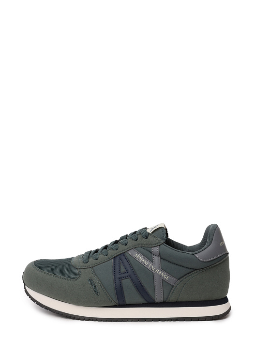 Кроссовки Armani Exchange XUX017 XCC68 T156 текстильные мужские с логотипом — купить в интернет-магазине Verdistore