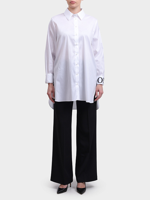 Рубашка 58 JW241B240 10017299 100 белая женская удлиненная — купить в интернет-магазине Verdistore