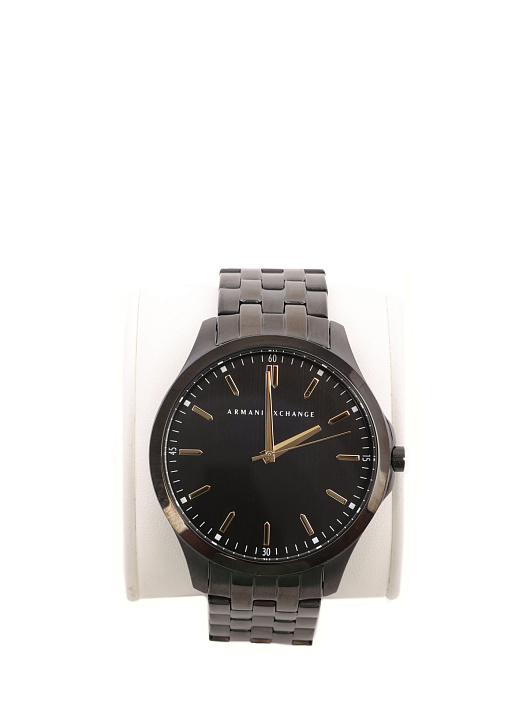 картинка Наручные часы Armani Exchange AX2144 стальные мужские с золотыми стрелками магазин Verdistore являющийся официальным дистрибьютором в России 