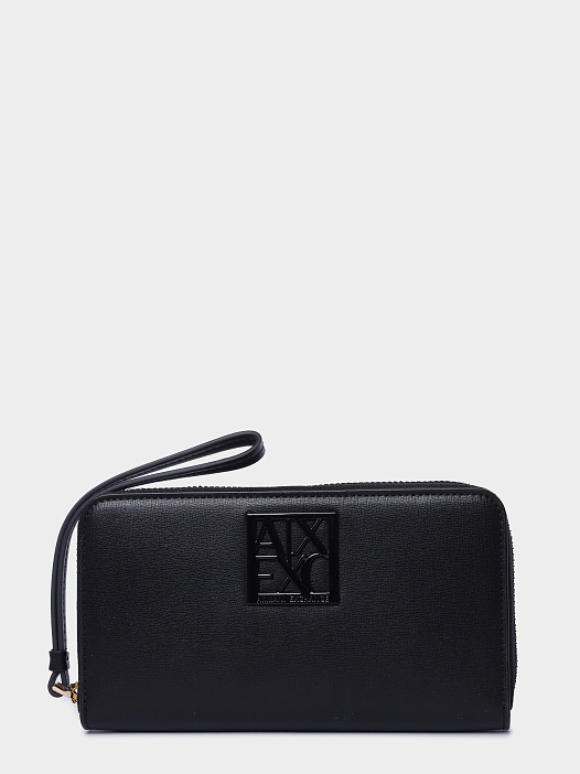 Кошелек Armani Exchange 948486 0A874 00020 черный женский — купить в интернет-магазине Verdistore