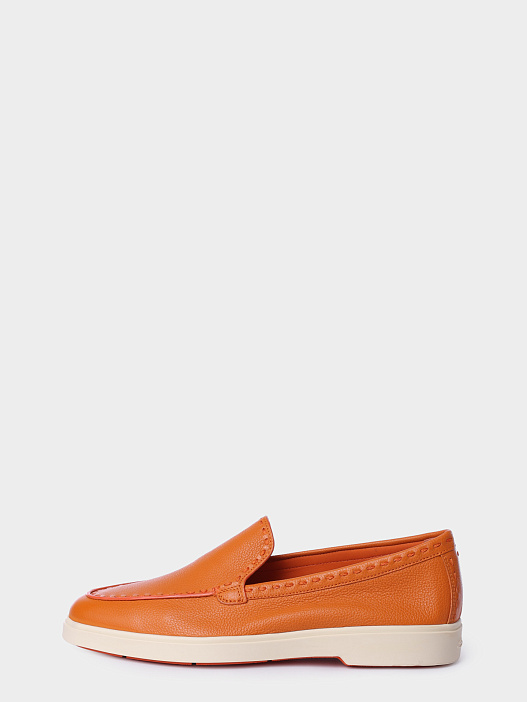 Лоферы Santoni WUYG71436TISSWKAA33 кожаные женские — купить в интернет-магазине Verdistore