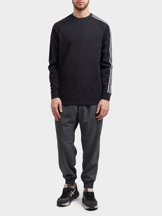 Футболка Y-3 IR6268 черная мужская с длинными рукавами — купить в интернет-магазине Verdistore