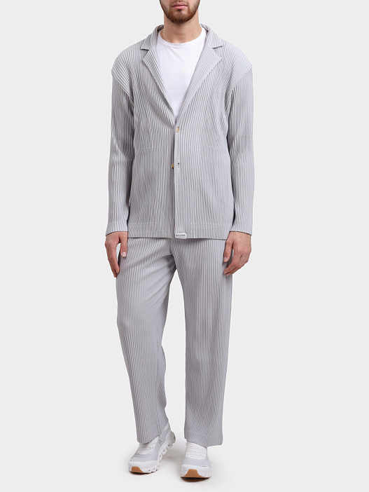 Пиджак Sphynx pleats 3876-4 светло-серый мужской плиссированный — купить в интернет-магазине Verdistore