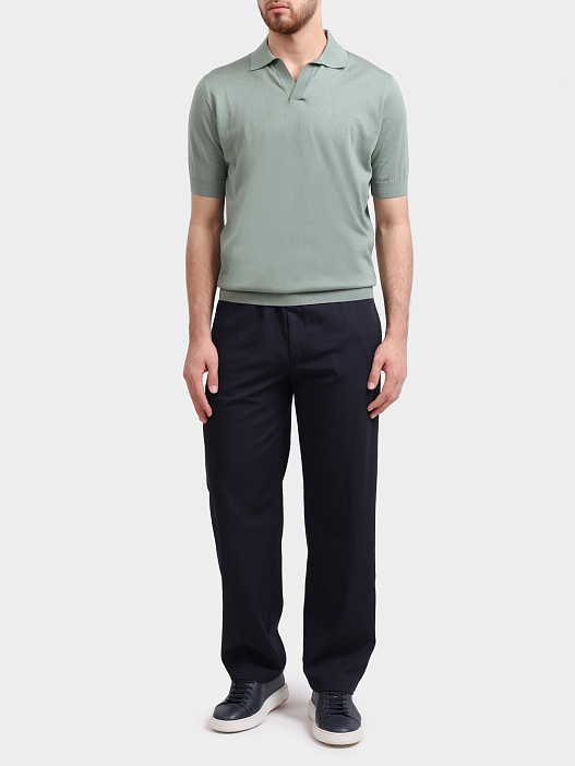 Поло Lardini CNLPMC102 CN64020 с эластичным краем мужское — купить в интернет-магазине Verdistore