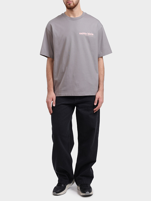 Футболка Calvin Klein Jeans LV04RC829G PFP хлопковая мужская — купить в интернет-магазине Verdistore