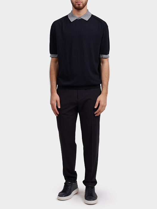 Поло Armani Exchange XM001877 AF11960 UB101 хлопковое мужское — купить в интернет-магазине Verdistore