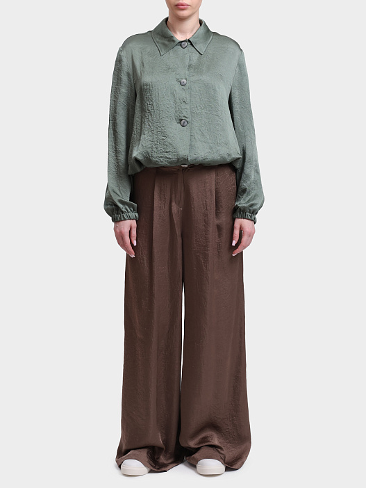 Брюки MARELLA MLMFORMATO 001 коричневые женские — купить в интернет-магазине Verdistore