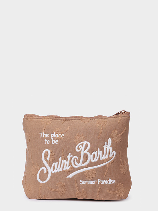 Косметичка ALI0003 palm 11 бежевая  — купить в интернет-магазине Verdistore