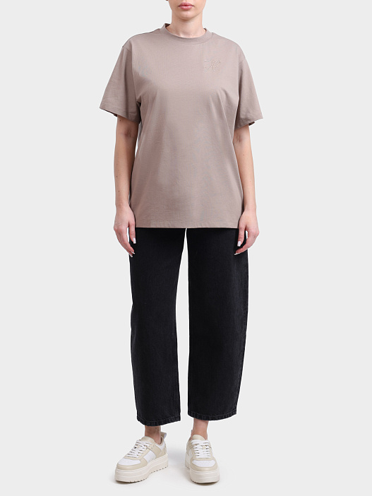 Джинсы Hugo Gimine_3 10272370 черные женские прямого кроя — купить в интернет-магазине Verdistore