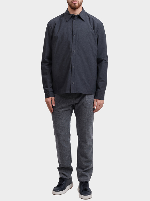 Куртка-рубашка Herno GI00089UR 12742S 9490 темно-серая мужская — купить в интернет-магазине Verdistore