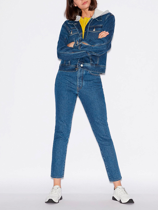 Джинсы Armani Exchange 6GYJ51 1500 синие женские — купить в интернет-магазине Verdistore