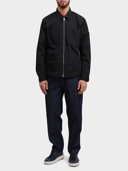 Куртка-рубашка Hugo 50548696 001 черная мужская — купить в интернет-магазине Verdistore