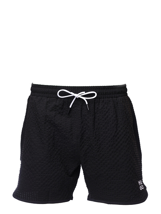 Шорты пляжные черные из полиэстера  — купить в интернет-магазине Verdistore